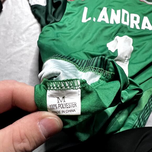 Mexico National Soccer Team Green Jersey L. Andrade #1, '14, Size M, Adidas - Picture 3 of 7